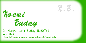 noemi buday business card